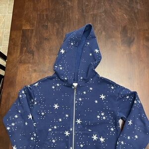 Hanna Andersson Navy Star Hoodie